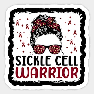 Sickle Cell Warrior Sickle Cell Awareness Sticker